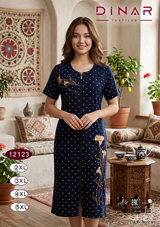 Халат Romeo Life 12123 navy - делук
