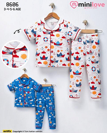 Пижама Meloria 8606 blue - делук