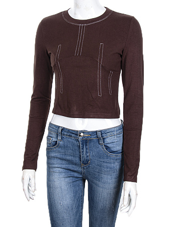 Кофта Cnd2 4393-MT213 brown - делук