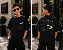 Футболка Major Kids 3713 black - делук