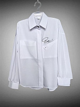 Рубашка Sunnytot ST02 white - делук