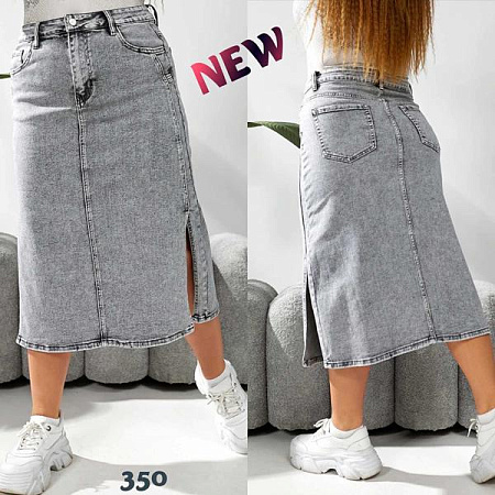 Юбка Liana Denim 350 l.grey - делук