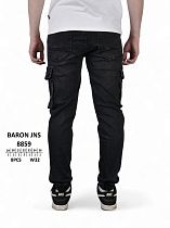 Джинсы God Baron 8859 black - делук