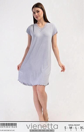 Ночнушка Trikotag T474 l.grey - делук