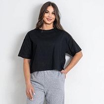 Футболка Levisha 54002 black - делук