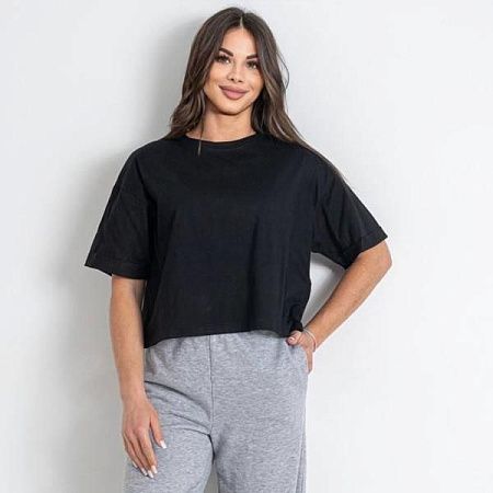Футболка Levisha 54002 black - делук