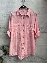 Рубашка New Season 8598 pink - делук