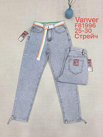 Джинсы Vanver F81996 l.grey - делук