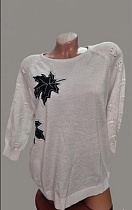 Свитер Julia JL1024 white - делук