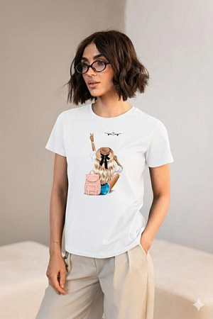 Футболка Iraopt IR159 white - делук