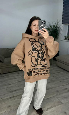 Худи S.Style 290 beige - делук