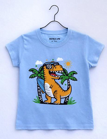 Футболка Dino DN287 l.blue - делук