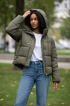 Куртка Dknsel 24201 olive - делук