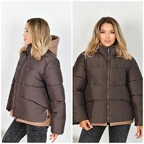 Куртка Direa 7089 brown - делук