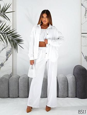 Костюм Loren 851-1 white - делук