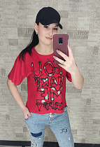 Футболка Shipi 0 red - делук