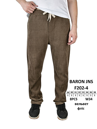 Штаны God Baron F202-4 brown - делук