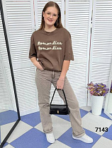 Футболка Mmc Clothes 7143 brown - делук