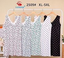 Ночнушка Saimeiqi 2509 white-pink - делук