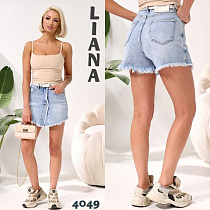 Шорты Beki 4049 l.blue - делук