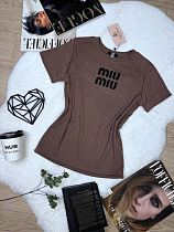 Футболка Arina 4209 brown - делук