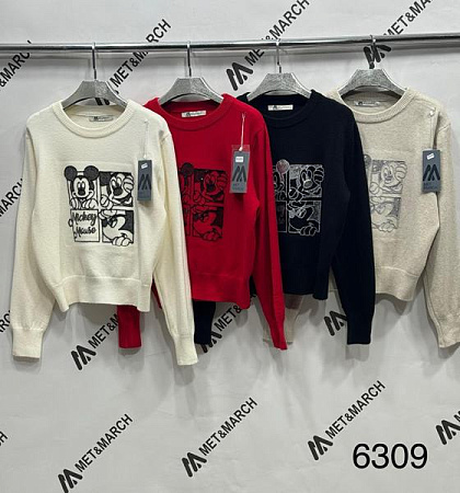 Свитер Met&March 6309 black - делук