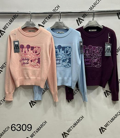 Свитер Met&March 6309 purple - делук