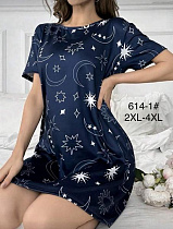 Ночнушка Estima 614-1 blue - делук