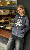 Худи Yalisi 8053 d.grey - делук