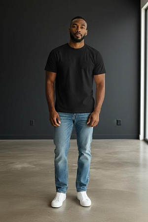 Футболка 2Bro 25038 black - делук