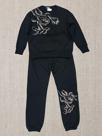 Костюм Спорт Julia JL629 black - делук