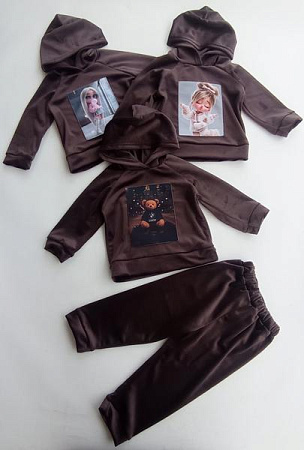 Костюм Спорт Meloria ML7638 brown мишка - делук