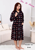 Халат Anion 800-126 black - делук