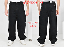 Джинсы God Baron 715-17 black - делук