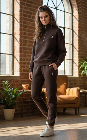 Костюм Спорт Zalov ZW1065 brown - делук