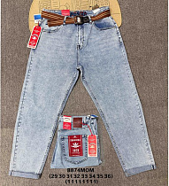 Джинсы Fangsida 8874 l.blue - делук