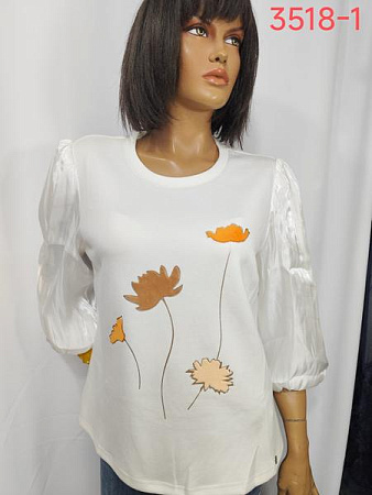 Свитер Lida 3518-1 white - делук