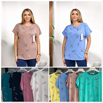 Футболка Lola LL614 mix - делук