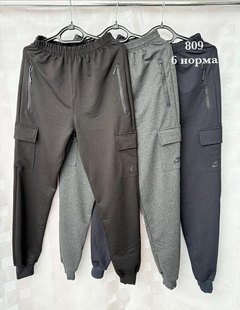 Штаны Спорт Shon S3691 d.grey - делук