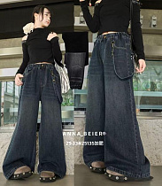 Джинсы Meloria 25135 grey - делук