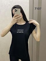 Футболка Fsn 7107 black - делук
