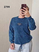 Свитер Fsn 2799 blue - делук