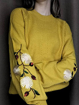 Свитер Kosta 5807 yellow - делук