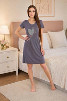 Ночнушка Trikotag T1374 grey - делук
