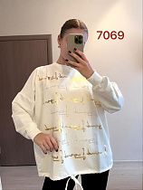 Свитер Fsn 7069 white - делук