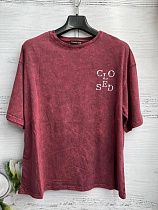 Футболка New Season 8431 wine - делук
