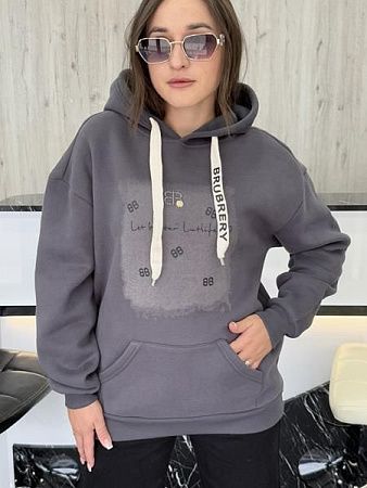 Худи Jjf 50153 grey - делук