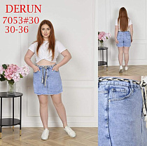 Юбка-Шорты Maxim Jeans 7053 l.blue - делук