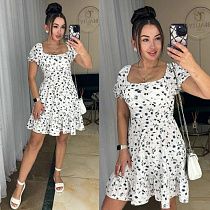 Платье Potok 864 white-black - делук
