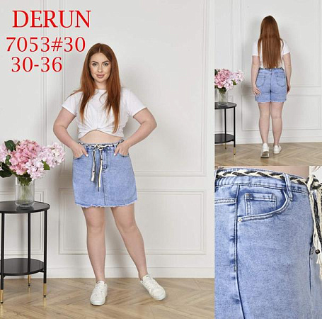 Юбка-Шорты Maxim Jeans 7053 l.blue - делук